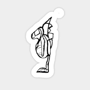 Walking Blindfolded Sticker